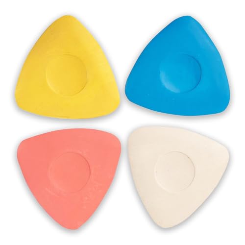 Jinpojun 4 Stück Schneiderkreide, 4 Farben Schneiderkreidestift, Nähkreide Stoffkreide, Stoff Marker Stift zum Markieren Von Diversen Stoffen, Ledern und Handwerk Jinpojun 4 Stück Schneiderkreide, 4 Farben Schneiderkreidestift, Nähkreide Stoffkreide, Stoff Marker Stift zum Markieren Von Diversen Stoffen, Ledern und Handwerk von Jinpojun