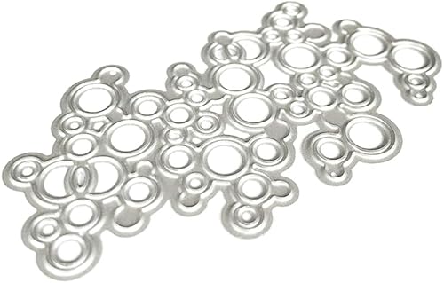 Metall-Stanzschablonen-Set mit silbernen Kreisen, geometrische Stanzformen, Schablone, DIY, Scrapbooking, Album, Stempel, Papier, Metall-Stanzformen zum Basteln, Stanzen und Prägen Metall-Stanzschablonen-Set mit silbernen Kreisen, geometrische Stanzformen, Schablone, DIY, Scrapbooking, Album, Stempel, Papier, Metall-Stanzformen zum Basteln, Stanzen und Prägen von Jinshining