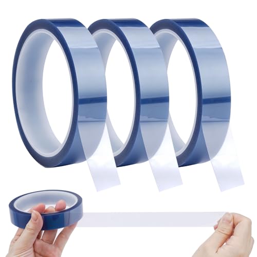 3 Rollen Blaue Wärmebänder,20mm x 33m Hitzebeständiges Klebeband Sublimation,Wärmeband für Sublimation Keine Rückstände,Klebeband Hitzebeständig Sublimation für Elektronik Leiterplatten DIY Handwerk 3 Rollen Blaue Wärmebänder,20mm x 33m Hitzebeständiges Klebeband Sublimation,Wärmeband für Sublimation Keine Rückstände,Klebeband Hitzebeständig Sublimation für Elektronik Leiterplatten DIY Handwerk von Jinsion