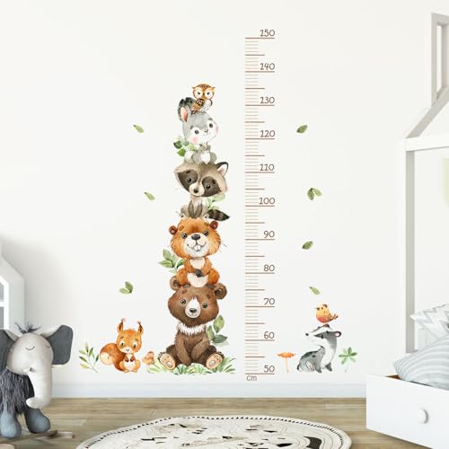 Kinder Höhe Diagramm Wandtattoo,50-150 cm Kinder Messlatten Wandaufkleber,Wandtattoo Kinderzimmer Tiere,Kinder Höhe Diagramm Wandsticker,Messlatte Kinder Wandsticker für Kinderziemmer Dekoration Kinder Höhe Diagramm Wandtattoo,50-150 cm Kinder Messlatten Wandaufkleber,Wandtattoo Kinderzimmer Tiere,Kinder Höhe Diagramm Wandsticker,Messlatte Kinder Wandsticker für Kinderziemmer Dekoration von Jinsion