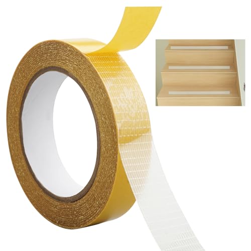 Teppichklebeband Doppelseitig, 20 m x 25 mm Teppichklebeband Extra Stark, Hohe Haftkraft Teppich Klebeband, Doppelseitiges Gewebeband ohne Rückstände für Verlegen von Teppich,Bodenbeläge,PVC-Belag Teppichklebeband Doppelseitig, 20 m x 25 mm Teppichklebeband Extra Stark, Hohe Haftkraft Teppich Klebeband, Doppelseitiges Gewebeband ohne Rückstände für Verlegen von Teppich,Bodenbeläge,PVC-Belag von Jinsion