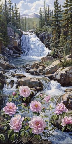 Diamond Painting Blume Diamant Painting Bilder Erwachsene Bach Diamond Paintings Set, 5D Daiments Paintings Kinder, DIY Diamant Kunst Malerei Stickerei Basteln Mädchen, Zimmer Deko 100x200cm J2-12640 Diamond Painting Blume Diamant Painting Bilder Erwachsene Bach Diamond Paintings Set, 5D Daiments Paintings Kinder, DIY Diamant Kunst Malerei Stickerei Basteln Mädchen, Zimmer Deko 100x200cm J2-12640 von Jinycoon