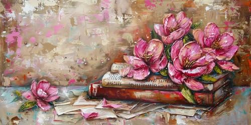 Diamond Painting Blume Diamant Painting Bilder Erwachsene Baum Diamond Paintings Set, 5D Daiments Paintings Kinder, DIY Diamant Kunst Malerei Stickerei Basteln Mädchen, Zimmer Deko 80x160cm J2-538 von Jinycoon