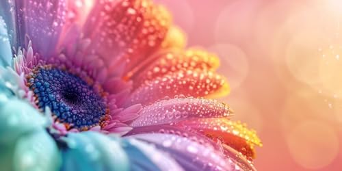 Diamond Painting Chrysantheme Diamant Painting Bilder Erwachsene Staubblätter Diamond Paintings Set, 5D Daiments Paintings Kinder, DIY Diamant Malerei Stickerei Basteln, Zimmer Deko 90x180cm J2-1379 von Jinycoon