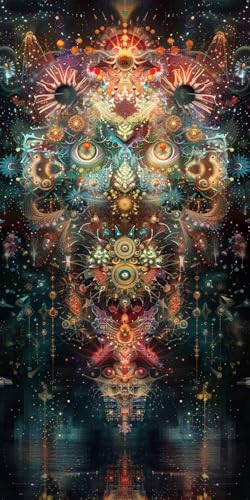 Diamond Painting Erwachsene Groß XXL 100x200cm, 5D Diamond Painting Abstrakt Diamant Paintings Bilder Abstrakt Daiments Paintings Kinder, DIY Bastelset Erwachsene, Halloween Deko Wohnzimmer J2-13610 von Jinycoon