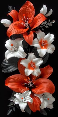 Diamond Painting Erwachsene Groß XXL 100x200cm, 5D Diamond Painting Lilie Diamant Paintings Bilder Blume Daiments Paintings Kinder, DIY Mosaik Bastelset Erwachsene, Halloween Deko Wohnzimmer J2-13910 Diamond Painting Erwachsene Groß XXL 100x200cm, 5D Diamond Painting Lilie Diamant Paintings Bilder Blume Daiments Paintings Kinder, DIY Mosaik Bastelset Erwachsene, Halloween Deko Wohnzimmer J2-13910 von Jinycoon