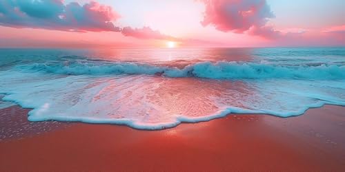 Diamond Painting Erwachsene Groß XXL 100x200cm, 5D Diamond Painting Strand Diamant Paintings Bilder Sonnenaufgang Daiments Paintings Kinder, DIY Mosaik Bastelset Erwachsene, Deko Wohnzimmer J2-6650 von Jinycoon