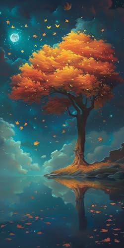 Diamond Painting Erwachsene Groß XXL 100x200cm,5D Diamond Painting Baum Diamant Paintings Bilder Ahornblatt Daiments Paintings Kinder,DIY Mosaik Bastelset Erwachsene,Halloween Deko Wohnzimmer J2-12590 Diamond Painting Erwachsene Groß XXL 100x200cm,5D Diamond Painting Baum Diamant Paintings Bilder Ahornblatt Daiments Paintings Kinder,DIY Mosaik Bastelset Erwachsene,Halloween Deko Wohnzimmer J2-12590 von Jinycoon