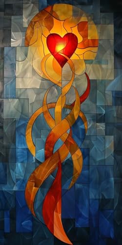 Diamond Painting Erwachsene Groß XXL 10x20cm, 5D Diamond Painting Abstrakt Diamant Paintings Bilder Herz Daiments Paintings Kinder, DIY Mosaik Bastelset Erwachsene, Halloween Deko Wohnzimmer J2-13122 Diamond Painting Erwachsene Groß XXL 10x20cm, 5D Diamond Painting Abstrakt Diamant Paintings Bilder Herz Daiments Paintings Kinder, DIY Mosaik Bastelset Erwachsene, Halloween Deko Wohnzimmer J2-13122 von Jinycoon