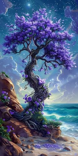 Diamond Painting Erwachsene Groß XXL 40x80cm, 5D Diamond Painting Baum Diamant Paintings Bilder Meer Daiments Paintings Kinder, DIY Mosaik Bastelset Erwachsene, Halloween Deko Wohnzimmer J2-12764 Diamond Painting Erwachsene Groß XXL 40x80cm, 5D Diamond Painting Baum Diamant Paintings Bilder Meer Daiments Paintings Kinder, DIY Mosaik Bastelset Erwachsene, Halloween Deko Wohnzimmer J2-12764 von Jinycoon