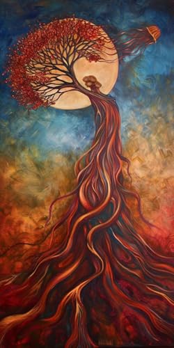 Diamond Painting Erwachsene Groß XXL 40x80cm, 5D Diamond Painting Baum Diamant Paintings Bilder Qualle Daiments Paintings Kinder, DIY Mosaik Bastelset Erwachsene, Halloween Deko Wohnzimmer J2-12524 Diamond Painting Erwachsene Groß XXL 40x80cm, 5D Diamond Painting Baum Diamant Paintings Bilder Qualle Daiments Paintings Kinder, DIY Mosaik Bastelset Erwachsene, Halloween Deko Wohnzimmer J2-12524 von Jinycoon
