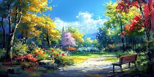 Diamond Painting Erwachsene Groß XXL 60x120cm,5D Diamond Painting Baum Diamant Paintings Bilder Landschaft Daiments Paintings Kinder,DIY Mosaik Bastelset Erwachsene,Halloween Deko Wohnzimmer J2-3566 von Jinycoon