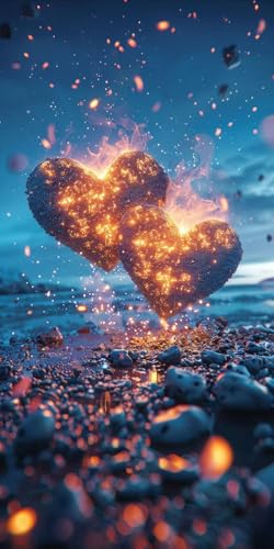 Diamond Painting Erwachsene Groß XXL 90x180cm, 5D Diamond Painting Liebe Diamant Paintings Bilder Flamme Daiments Paintings Kinder, DIY Mosaik Bastelset Erwachsene, Halloween Deko Wohnzimmer J2-13789 Diamond Painting Erwachsene Groß XXL 90x180cm, 5D Diamond Painting Liebe Diamant Paintings Bilder Flamme Daiments Paintings Kinder, DIY Mosaik Bastelset Erwachsene, Halloween Deko Wohnzimmer J2-13789 von Jinycoon