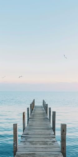 Diamond Painting Pier Diamant Painting Bilder Erwachsene See Diamond Paintings Set, 5D Daiments Paintings Kinder, DIY Diamant Kunst Malerei Stickerei Basteln Mädchen, Zimmer Deko 100x200cm J2-13860 von Jinycoon