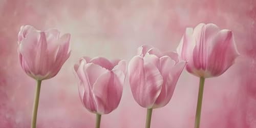 Diamond Painting Rosa Diamant Painting Bilder Erwachsene Tulpe Diamond Paintings Set, 5D Daiments Paintings Kinder, DIY Diamant Kunst Malerei Stickerei Basteln Mädchen, Zimmer Deko 90x180cm J2-499 von Jinycoon