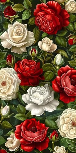 Diamond Painting Rose Diamant Painting Bilder Erwachsene Anlage Diamond Paintings Set, 5D Daiments Paintings Kinder, DIY Diamant Kunst Malerei Stickerei Basteln Mädchen, Zimmer Deko 50x100cm J2-13395 Diamond Painting Rose Diamant Painting Bilder Erwachsene Anlage Diamond Paintings Set, 5D Daiments Paintings Kinder, DIY Diamant Kunst Malerei Stickerei Basteln Mädchen, Zimmer Deko 50x100cm J2-13395 von Jinycoon