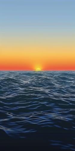Diamond Painting Sonnenuntergang Diamant Painting Bilder Erwachsene Meer Diamond Paintings Set,5D Daiments Paintings Kinder,DIY Diamant Malerei Stickerei Basteln Mädchen,Zimmer Deko 30x60cm J2-12393 von Jinycoon
