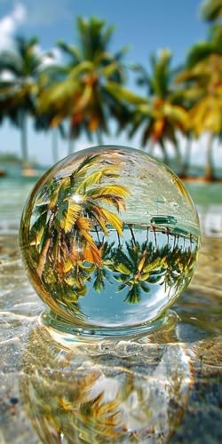 Diamond Painting Verrückt Diamant Painting Bilder Erwachsene Kokosnussbäume Diamond Paintings Set, 5D Daiments Paintings Kinder, DIY Diamant Malerei Stickerei Basteln, Zimmer Deko 10x20cm J2-13572 von Jinycoon