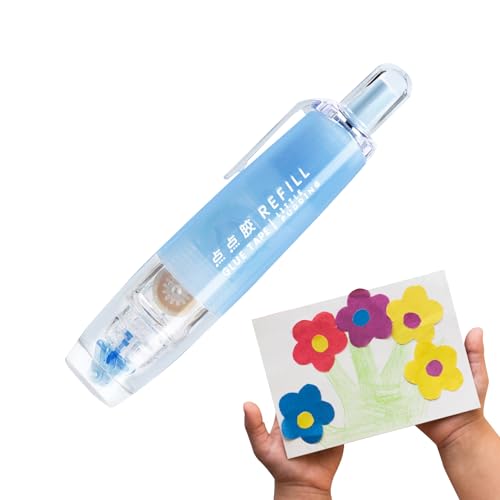 Klebebandrolle, säurefreier Kleberoller, keine Unordnung, Bastelgleiter, Scrapbooking-Zubehör, Schnellklebebandläufer, fotosicherer Bastelstreifen, nur saubere Anwendung von Jinyilwn