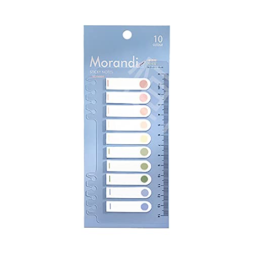 Etiketten Index Sticky Stickers Markers Index Translucent Page Annotation Labels Labels Morandi Sticky Tabs (Blue F, One Size) von Jipersuo