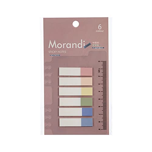 Etiketten Index Sticky Stickers Markers Index Translucent Page Annotation Labels Labels Morandi Sticky Tabs (Blue c, One Size) von Jipersuo