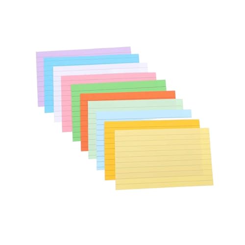 Farbkarteikarten, liniert, blanko, Notizkarten, Visitenkarten zum Studieren, Aufnehmen, To-Do-Liste, Schreibwarenbedarf, Gelb, 32 x 19 cm, 500 Stück Farbkarteikarten, liniert, blanko, Notizkarten, Visitenkarten zum Studieren, Aufnehmen, To-Do-Liste, Schreibwarenbedarf, Gelb, 32 x 19 cm, 500 Stück von Jipersuo