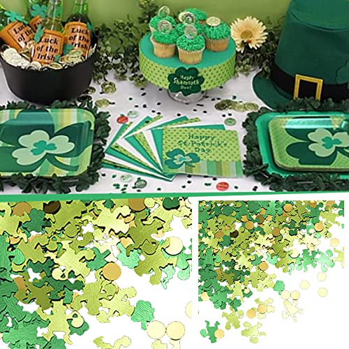 Irisches Party-Konfetti, Party-Atmosphäre, Dekoration, verschiedene Farben, Pailletten-Dekoration, St. Patrick's Day, Partyzubehör (E, A) von Jipersuo