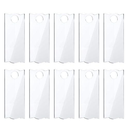 10 Stück Acryl Namensschilder Personalisierbare Namensetiketten Weiß Namensetikett Praktisch Klar Acryl Namensschild Karte 10 Stück Acryl Namensschilder Personalisierbare Namensetiketten Weiß Namensetikett Praktisch Klar Acryl Namensschild Karte von Jiqoe