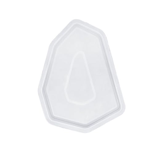Flexible Silikonform für Schalen, Epoxidharz, geometrische Form, Schmucktablett, kreative Aufbewahrungsplatte, Zubehör von Jiqoe