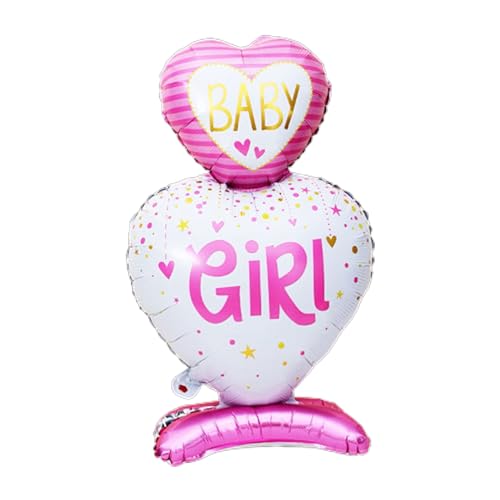 Happy Birthday Aluminiumfolienballon, stehender Sockel, Cupcake-Aluminiumfolienballon für Geburtstag, Babyparty, Jahrestag, Babyparty, Dekoration von Jiqoe