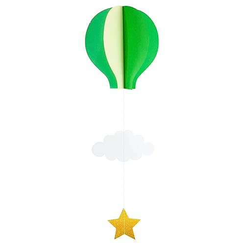 Heißluftballon und Sternwolke, hängende Dekorationen, ideal für Hochzeitstage, schöne hängende Ornamente von Jiqoe