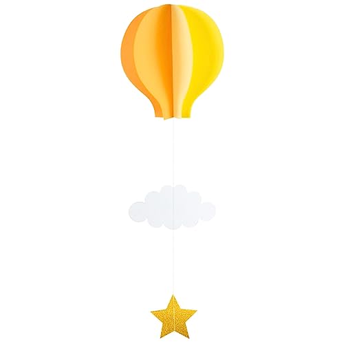 Heißluftballon und Sternwolke, hängende Dekorationen, ideal für Hochzeitstage, schöne hängende Ornamente von Jiqoe