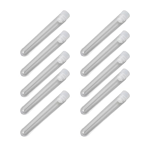 Jiqoe 10 x Nähnadel-Behälter, transparent, Stickerei, Filznadel, Flaschen-Box, Aufbewahrungsröhrchen, Nadelwerkzeug Jiqoe 10 x Nähnadel-Behälter, transparent, Stickerei, Filznadel, Flaschen-Box, Aufbewahrungsröhrchen, Nadelwerkzeug von Jiqoe