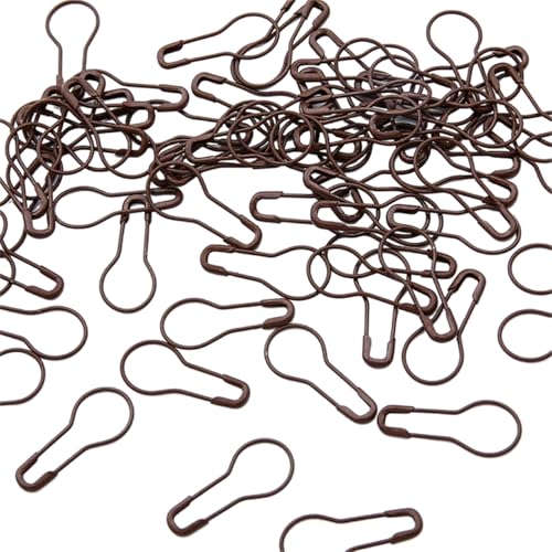 Jiqoe 100 Stück bunte Sicherheitsnadeln aus Metall, zum Stricken, Verriegeln, Marker-Clip, Kürbisform, zum Stricken und Basteln Jiqoe 100 Stück bunte Sicherheitsnadeln aus Metall, zum Stricken, Verriegeln, Marker-Clip, Kürbisform, zum Stricken und Basteln von Jiqoe