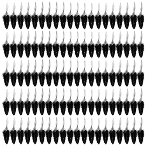 Jiqoe 100 Stück natürliche Flügel, natürliche schwarze Flügeldekoration für Traumfänger, Hochzeitsdekoration, Maskerade Jiqoe 100 Stück natürliche Flügel, natürliche schwarze Flügeldekoration für Traumfänger, Hochzeitsdekoration, Maskerade von Jiqoe