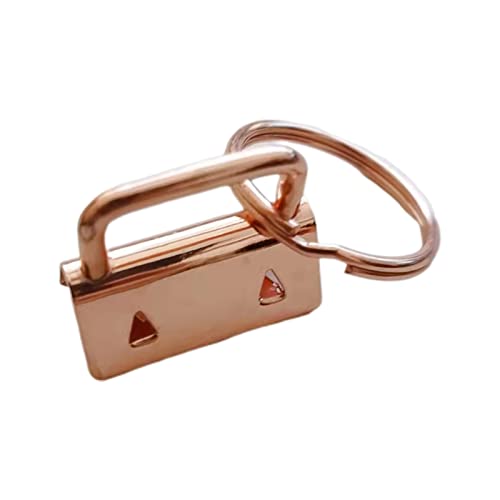 Jiqoe 2,5 cm für Schlüssel-Hardware, Endstück-Clips, Set mit 100 Stück, mit Metall-Eisen-Clip Jiqoe 2,5 cm für Schlüssel-Hardware, Endstück-Clips, Set mit 100 Stück, mit Metall-Eisen-Clip von Jiqoe