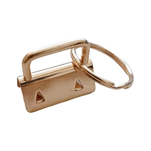 Jiqoe 2,5 cm für Schlüssel-Hardware, Endstück-Clips, Set mit 100 Stück, mit Metall-Eisen-Clip Jiqoe 2,5 cm für Schlüssel-Hardware, Endstück-Clips, Set mit 100 Stück, mit Metall-Eisen-Clip von Jiqoe