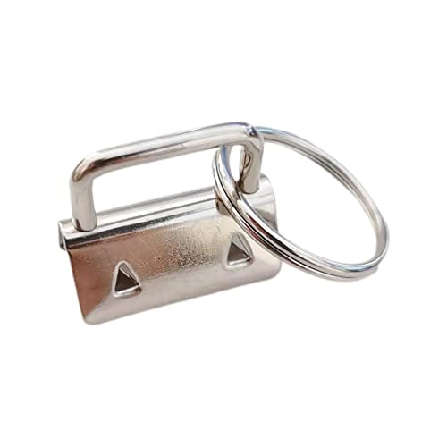 Jiqoe 2,5 cm für Schlüssel-Hardware, Endstück-Clips, Set mit 100 Stück, mit Metall-Eisen-Clip Jiqoe 2,5 cm für Schlüssel-Hardware, Endstück-Clips, Set mit 100 Stück, mit Metall-Eisen-Clip von Jiqoe
