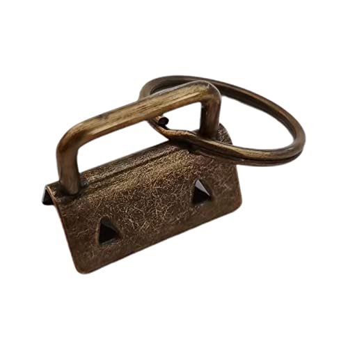 Jiqoe 2,5 cm für Schlüssel-Hardware, Endstück-Clips, Set mit 100 Stück, mit Metall-Eisen-Clip Jiqoe 2,5 cm für Schlüssel-Hardware, Endstück-Clips, Set mit 100 Stück, mit Metall-Eisen-Clip von Jiqoe