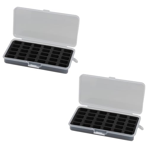 Jiqoe 2 Stück 30 Gitter Spulen Fall Spulen Organizer Garnspulen Aufbewahrungsbox Spulen Aufbewahrungsbehälter für Garnspulen Jiqoe 2 Stück 30 Gitter Spulen Fall Spulen Organizer Garnspulen Aufbewahrungsbox Spulen Aufbewahrungsbehälter für Garnspulen von Jiqoe