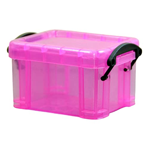 Jiqoe Aufbewahrungsbox mit verschließbarem Deckel, transparent, für kleine Schreibwaren, Schmuck, Nähen, Klassenzimmer Jiqoe Aufbewahrungsbox mit verschließbarem Deckel, transparent, für kleine Schreibwaren, Schmuck, Nähen, Klassenzimmer von Jiqoe