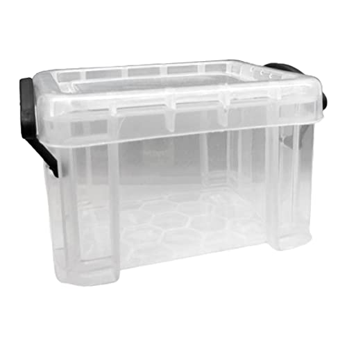 Jiqoe Aufbewahrungsbox mit verschließbarem Deckel, transparent, für kleine Schreibwaren, Schmuck, Nähen, Klassenzimmer Jiqoe Aufbewahrungsbox mit verschließbarem Deckel, transparent, für kleine Schreibwaren, Schmuck, Nähen, Klassenzimmer von Jiqoe