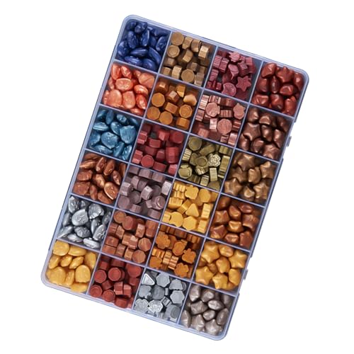 Jiqoe Bunte Siegelperlen für Siegelstempel, Siegelperlen für Umschläge, Weihnachten, Paket, Hochzeitseinladungen, Dekoration Jiqoe Bunte Siegelperlen für Siegelstempel, Siegelperlen für Umschläge, Weihnachten, Paket, Hochzeitseinladungen, Dekoration von Jiqoe