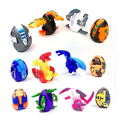 Jiqoe Dinosaurier Eier Verformungsroboter Spielzeug Automatische Transformation Pädagogisches Geschenk Für Kinder Lernspielzeug Für Kinder von Jiqoe
