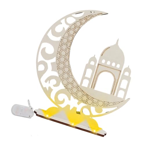 Jiqoe Eid Mubaraks Tischdekoration, freistehend, für Ramadans, Mubaraks, Eid Jiqoe Eid Mubaraks Tischdekoration, freistehend, für Ramadans, Mubaraks, Eid von Jiqoe