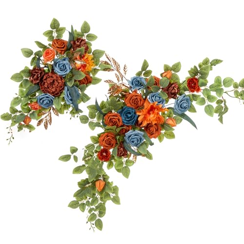 Jiqoe Elegante künstliche Blumendekoration, elegante Seidenblumen-Verzierung, gewölbte Türdekoration für Hochzeitsempfang und Partys Jiqoe Elegante künstliche Blumendekoration, elegante Seidenblumen-Verzierung, gewölbte Türdekoration für Hochzeitsempfang und Partys von Jiqoe