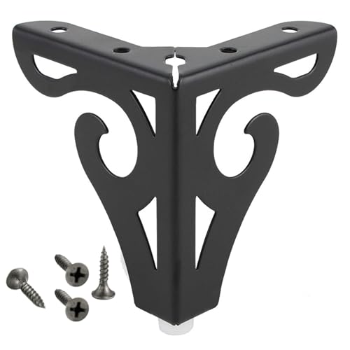 Jiqoe Ersatz-Möbelbeine, ausgestanzt, modern, Couchfüße, dreieckige Füße, Metall, Sofabeine für Tisch-Möbelbeine Jiqoe Ersatz-Möbelbeine, ausgestanzt, modern, Couchfüße, dreieckige Füße, Metall, Sofabeine für Tisch-Möbelbeine von Jiqoe