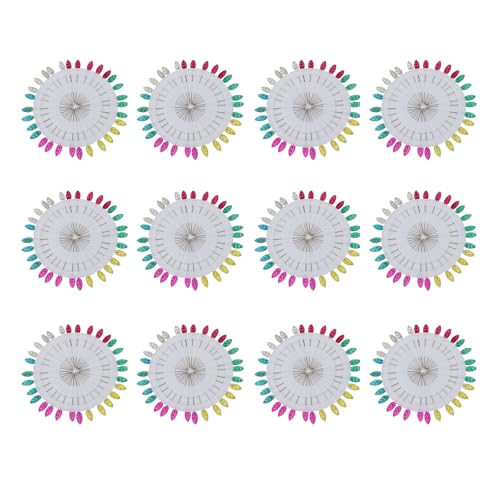 Jiqoe Fofr gerade Nähnadel, bunt, Quiltnadel, Positionierungsnadel zum Nähen, Basteln, Schmuck, Foto-Wanddekoration Jiqoe Fofr gerade Nähnadel, bunt, Quiltnadel, Positionierungsnadel zum Nähen, Basteln, Schmuck, Foto-Wanddekoration von Jiqoe