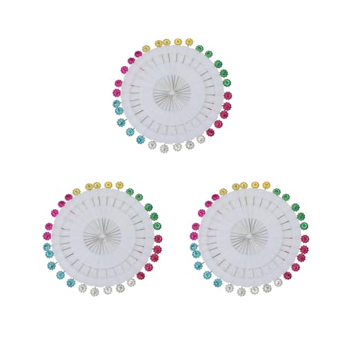 Jiqoe Fofr gerade Nähnadel, bunt, Quiltnadel, Positionierungsnadel zum Nähen, Basteln, Schmuck, Foto-Wanddekoration Jiqoe Fofr gerade Nähnadel, bunt, Quiltnadel, Positionierungsnadel zum Nähen, Basteln, Schmuck, Foto-Wanddekoration von Jiqoe