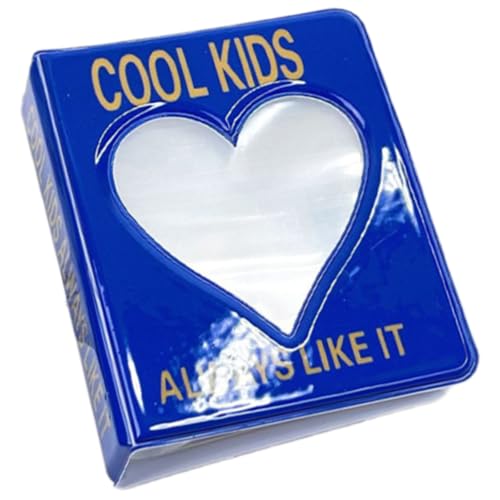 Jiqoe Fotoalbum, 7,6 cm, 64 Taschen, kleiner Kartenhalter, Cartoon-Fotokarten-Ordner, Karten, Sammelbuch, praktisch, optisch ansprechend von Jiqoe